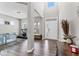 Bright entryway with hardwood floors, and natural light at 5363 Citadel Dr, Noblesville, IN 46062