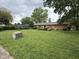 Large backyard with ample green space, perfect for outdoor activities and gardening at 645 Boulder Rd, Indianapolis, IN 46217