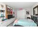 Charming bedroom with a full closet, decorative touches, and ample natural light at 8811 Dorill Creek Ln, Indianapolis, IN 46259