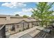 Rooftop deck offering scenic views, outdoor living space, and natural light from the skylights at 1030 Stratford Hall # 17-3, Indianapolis, IN 46260