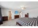 Large bedroom with king bed, TV, and lots of room at 10358 Pronghorn Ln, Indianapolis, IN 46239
