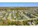 Beautiful aerial view of a residential neighborhood with ponds and well-maintained landscaping at 10473 Ranford Blvd, Fishers, IN 46040