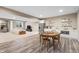 Spacious finished basement offering a dining area, kitchenette, and comfortable living space at 10473 Ranford Blvd, Fishers, IN 46040