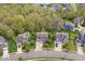 An aerial view of a suburban neighborhood showcasing well-maintained homes and tree-lined streets at 10531 Cleary Trce, Fishers, IN 46040