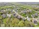 This aerial view captures a neighborhood with manicured lawns, trees, and well-spaced homes at 10531 Cleary Trce, Fishers, IN 46040