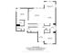 This floor plan highlights a layout with generously sized rooms, including a spacious living area and kitchen at 10531 Cleary Trce, Fishers, IN 46040