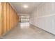 Large unfinished garage offering plenty of room for parking and future expansion or workshop space at 13204 Caterwood Cir, Fishers, IN 46037