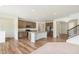 Kitchen with granite countertops, stainless steel appliances, and a kitchen island at 13204 Caterwood Cir, Fishers, IN 46037
