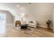Bright living room with modern furnishings, wooden floors, and neutral tones; perfect for relaxing or entertaining guests at 1330 Marlowe Ave, Indianapolis, IN 46202