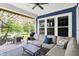 Covered patio featuring an outdoor sofa, pergola, outdoor dining area, and backyard at 1404 Rosebank Dr, Westfield, IN 46074