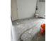Unfinished room showing freshly painted walls and multiple doorways at 1439 Elm St, Martinsville, IN 46151