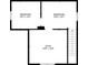 Layout of the second floor, with attic and bedroom dimensions at 1529 E Gimber St, Indianapolis, IN 46203