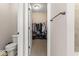 Well-organized walk-in closet with built-in shelving and plenty of storage space at 161 Tamarack Larch Blvd, Cicero, IN 46034