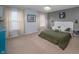 Comfortable bedroom with large windows, soft lighting, and stylish decor at 1909 Orange St, Indianapolis, IN 46203