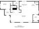 Detailed floor plan showcasing the layout of the home, including room dimensions at 1909 Orange St, Indianapolis, IN 46203