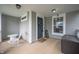 Covered front porch featuring a rocking chair, stylish accents, and ample space at 1909 Orange St, Indianapolis, IN 46203