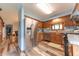 Kitchen with stainless steel appliances, wood cabinets, and ample counter space at 3003 Foxpointe Dr, Columbus, IN 47203
