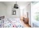 Inviting bedroom with built-in cabinets and natural light, creating a cozy retreat at 3405 W 8Th Street Rd, Anderson, IN 46011