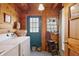 The laundry room features a washer, dryer, and a door to the outside at 4840 N Templin Rd, Martinsville, IN 46151