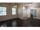 Bright Dining Room with a view of the front yard at 5607 E 500 N, Greenfield, IN 46140