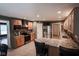 Modern kitchen with stainless steel appliances, granite countertops, and ample cabinet space at 5607 E 500 N, Greenfield, IN 46140
