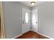 Entryway view highlighting the front door and access to other rooms at 5846 Linton Ln, Indianapolis, IN 46220