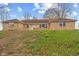 Exterior shot showcasing the front of brick ranch home on a lovely lot at 647 N 100 W, Franklin, IN 46131
