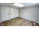 Finished basement with closet space and updated flooring at 6811 S Meridian St, Indianapolis, IN 46217