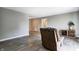Inviting living room with modern floors and neutral color palette at 6814 Summer Time Dr, Indianapolis, IN 46226