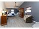 Spacious main bedroom with a vaulted ceiling and ample natural light at 950 Hearthside Dr, Brownsburg, IN 46112