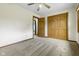 Bedroom with carpet and wooden doors at 960 Arrowwood Dr, Carmel, IN 46033