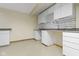 Bright bonus room with white cabinets, drawers, and a neutral countertop at 960 Arrowwood Dr, Carmel, IN 46033