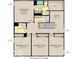 Second floor plan featuring an owner's suite with bath, laundry room, loft, and three bedrooms at 10818 Soda Creek Ct, Indianapolis, IN 46239