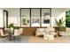 Outdoor patio with comfortable seating, a dining area, and modern decor at 11641 Aubrey Ln, Fishers, IN 46040