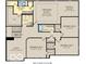 Layout of the home's second floor featuring bedrooms, bathrooms, and a loft at 11682 Aubrey Ln, Fishers, IN 46040