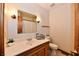 Well-lit bathroom with a vanity, updated fixtures, and neutral decor at 12087 N Gasburg Rd, Mooresville, IN 46158