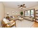 Cozy living room with comfortable seating, natural light, and stylish decor at 12087 N Gasburg Rd, Mooresville, IN 46158