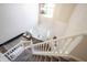 Bright entryway featuring a staircase with white railing and a white front door with sidelights at 14153 Jasmine Ct, Fishers, IN 46038