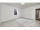 This bedroom with new carpeting also features a window and a closet door at 16457 Gleneagles Ct, Noblesville, IN 46060