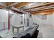 This unfinished basement provides endless opportunities for customization and expansion at 1662 Cascade Dr, Greenwood, IN 46143