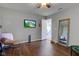 This versatile bedroom features hardwood floors and is ready for your personal touch at 1662 Cascade Dr, Greenwood, IN 46143