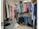 Walk in closet with wire shelving and clothes at 1662 Cascade Dr, Greenwood, IN 46143