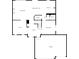 Detailed first floor layout featuring an open-concept living space and modern kitchen at 1662 Cascade Dr, Greenwood, IN 46143