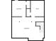 Basement layout showing potential for recreational or storage space with stair access at 1662 Cascade Dr, Greenwood, IN 46143