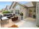 Inviting outdoor patio featuring comfortable seating, perfect for relaxing or entertaining guests at 16637 Brownstone Ct, Westfield, IN 46074
