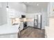 Bright kitchen featuring stainless steel appliances and white cabinets at 16637 Brownstone Ct, Westfield, IN 46074