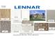 Lennar home materials include flooring, cabinets, quartz, carpet, ceramic tile and brick at 176 Brunson St, Westfield, IN 46074