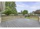 Large outdoor deck offers a great entertainment space with fenced yard views at 17752 Sanibel Cir, Westfield, IN 46062