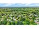 Overview of a serene residential area with tree-lined streets and manicured lawns, showcasing a desirable Gathering-friendly community at 195 Lake Dr, Greenwood, IN 46142