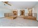 Open living space overlooks the kitchen and dining area at 3136 River Bay N Dr, Indianapolis, IN 46240